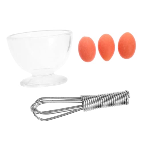 Toddmomy 1 Satz Simulierte Eierschlägenschüssel Miniatur-Ei-Modelle Mini- -Requisiten Miniatur-küchenutensilien-Requisite Mini-hausküche Schneebesen Mini-Ei Legierung Toddmomy 1 Satz Simulierte Eierschlägenschüssel Miniatur-Ei-Modelle Mini- -Requisiten Miniatur-küchenutensilien-Requisite Mini-hausküche Schneebesen Mini-Ei Legierung von Toddmomy