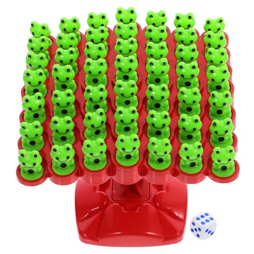 Toddmomy 1 Satz Spieler Frosch Balance Spiel mit Baummodell Fröschen und Würfel für Interaktive Eltern Spiele und Familienunterhaltung Toddmomy 1 Satz Spieler Frosch Balance Spiel mit Baummodell Fröschen und Würfel für Interaktive Eltern Spiele und Familienunterhaltung von Toddmomy