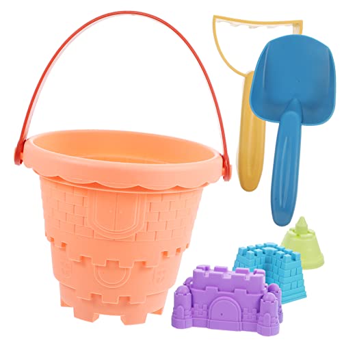 Toddmomy 1 Satz Spielzeugset für den Strand Sandspielzeug Strandspielzeug im Freien für den Strand Strandspielzeug für Sandeimer Plastik Rosa Zufällige Farbe von Toddmomy