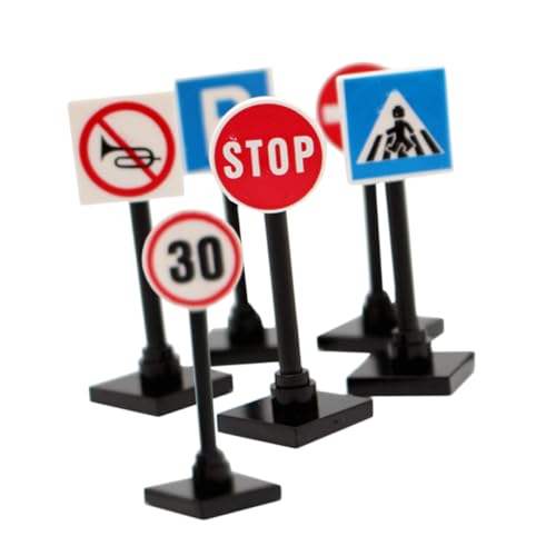Toddmomy 1 Satz Straßensperre Zeichen Straßenschild Spielzeugstraßenschilder für Mini-Verkehrsspielzeug pädagogisches Verkehrszeichenspielzeug Abs Toddmomy 1 Satz Straßensperre Zeichen Straßenschild Spielzeugstraßenschilder für Mini-Verkehrsspielzeug pädagogisches Verkehrszeichenspielzeug Abs von Toddmomy