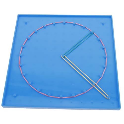 Toddmomy 1 Satz Studenten-pinnwand Mathematisches Geoboard Planke Stammlernspielzeug Steckbrett Vorschul-geoboard Stecktafeln Fantasie Und Kreativitätsspielzeug Steckspielzeug Plastik von Toddmomy