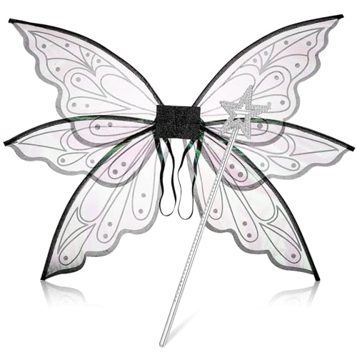Toddmomy 1 Satz Teiliges Schmetterlingsflügel und Feenstab für Kostüm Requisiten für Karneval Fotoshooting und Festivals Geeignet für Junge Mädchen Toddmomy 1 Satz Teiliges Schmetterlingsflügel und Feenstab für Kostüm Requisiten für Karneval Fotoshooting und Festivals Geeignet für Junge Mädchen von Toddmomy