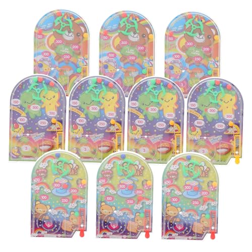 Toddmomy 10 Stück Tragbares Flipper Spielzeug Handheld Flipperspiel für Kinder Kreatives Lernspielzeug Robustem Kunststoff Cartoon Design für Spielzimmer und Partys Toddmomy 10 Stück Tragbares Flipper Spielzeug Handheld Flipperspiel für Kinder Kreatives Lernspielzeug Robustem Kunststoff Cartoon Design für Spielzimmer und Partys von Toddmomy
