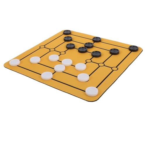 Toddmomy 1 Satz Tragbares Zuhause Schachspiel Männer Morris Brettspiel Familienspiel Tischspiel Unterhaltung für Desktop mit Spielsteinen Toddmomy 1 Satz Tragbares Zuhause Schachspiel Männer Morris Brettspiel Familienspiel Tischspiel Unterhaltung für Desktop mit Spielsteinen von Toddmomy