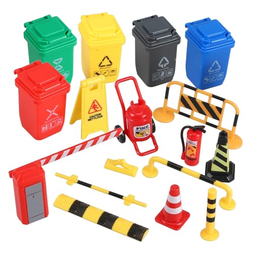 Toddmomy Miniatur Verkehrszeichen für Vorschulkinder 17 Stück Sandtischmodell mit Kleiner Straßensperren und Verkehrsschildern für Kreative Lernspiele und Dekoration Toddmomy Miniatur Verkehrszeichen für Vorschulkinder 17 Stück Sandtischmodell mit Kleiner Straßensperren und Verkehrsschildern für Kreative Lernspiele und Dekoration von Toddmomy