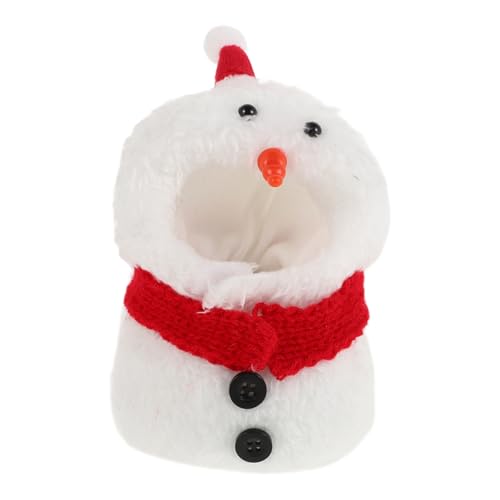 Toddmomy 1 Satz Weihnachtsstrampler Kleine Schneemannschals Zum Basteln Mini Weihnachten Eisig Zubehör Dekorationen Hüte Winzig Schneemannmützen Zum Basteln Weihnachtspuppenkleidung Plüsch von Toddmomy