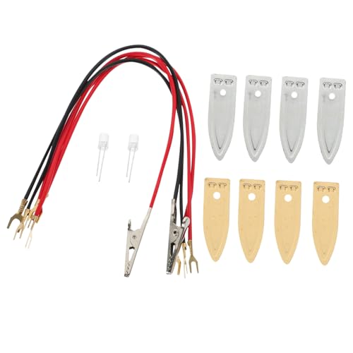 Toddmomy 1 Satz Wissenschaftsexperiment Fruchtbatterie DIY Kit für Schüler Experimentierkasten zur Stromerzeugung mit Früchten für Kreative Lernprojekte von Toddmomy