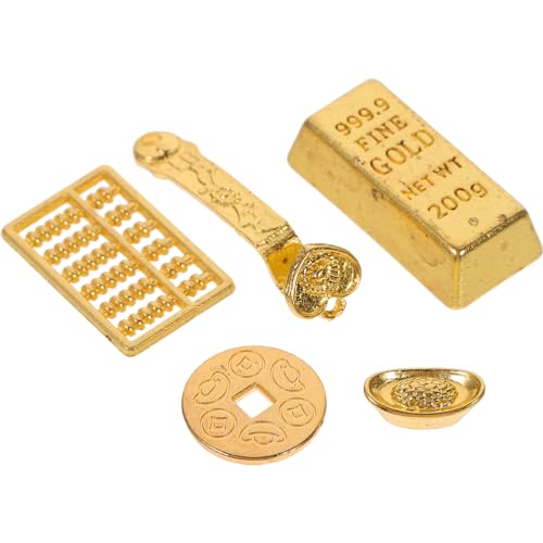 Toddmomy 1 Satz dekorativer Mini- Festliche Verzierungen im Miniaturfrühling Kleiner entzückende Mini-Hausdekoration Barren-Modell Plastik Golden Toddmomy 1 Satz dekorativer Mini- Festliche Verzierungen im Miniaturfrühling Kleiner entzückende Mini-Hausdekoration Barren-Modell Plastik Golden von Toddmomy