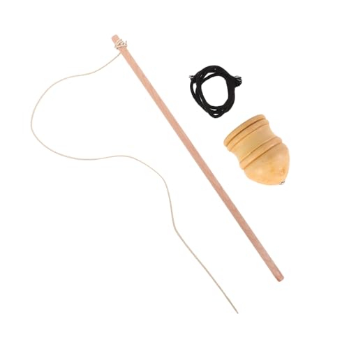 Toddmomy 1 Satz hölzerner Kreisel Traditionelles für Naturmaterial Pädagogisches Sich drehendes Stapelspielzeug hölzernder DIY Holz Beige Toddmomy 1 Satz hölzerner Kreisel Traditionelles für Naturmaterial Pädagogisches Sich drehendes Stapelspielzeug hölzernder DIY Holz Beige von Toddmomy