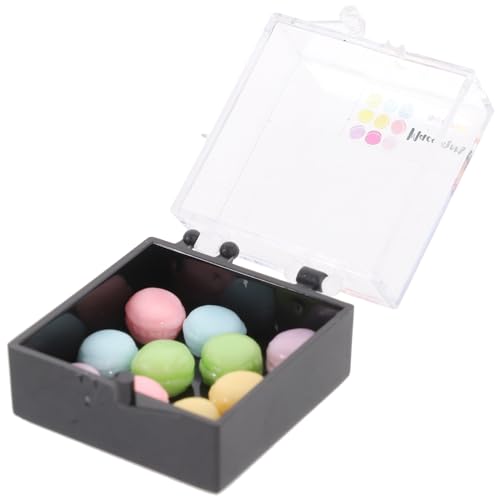 Toddmomy 1 Schachtel Mini-Dessert-Modell Puppenhauszubehör Miniatur DIY-Puppenhaus-Bausatz Dekoration Mini-Puppenhaus Mini-Macaron- Mini-Küchenszenendekor Plastik von Toddmomy