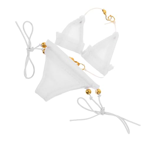 Toddmomy 1 Set Badeanzug-Kleidung Für Miniaturpuppen: Bikini-Badeanzug Für Mädchenpuppen – Auswechselbares Sommer-bademode-zubehör Für Stilvolles Kostümspiel von Toddmomy
