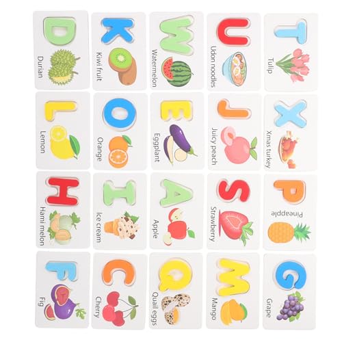 Toddmomy 1 Set Bildkarten Babyspielzeug Alphabet Karten Lernaktivitäten Für Kleinkinder Tier Puzzle Zuordnungskarten Buchstaben Flash Karten Zuordnungsspiel Buchstaben Toddmomy 1 Set Bildkarten Babyspielzeug Alphabet Karten Lernaktivitäten Für Kleinkinder Tier Puzzle Zuordnungskarten Buchstaben Flash Karten Zuordnungsspiel Buchstaben von Toddmomy