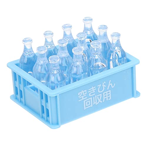 Toddmomy 1 Set-Box Mini -getränkbox -Modell Mini-hausdekoration Mini -Artikel Puppenhaus-essenszubehör Miniatur-zubehör Szenenzubehör Kinderspielzeug Sky-Blue Plastik von Toddmomy