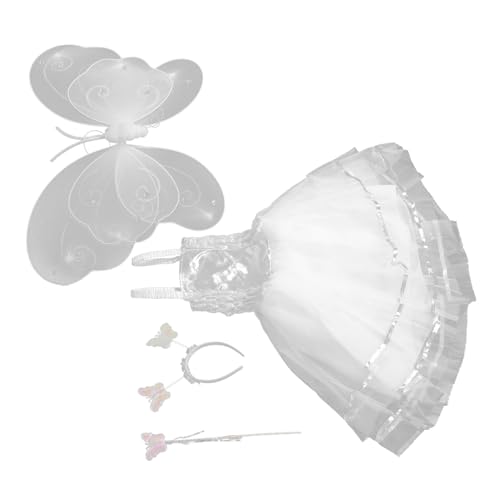 Toddmomy 1 Set Fee Kostüm Niedliche Kostüm Engel Kostüm Engel Flügel Engel Mädchen Kostüm Weiß Mesh Toddmomy 1 Set Fee Kostüm Niedliche Kostüm Engel Kostüm Engel Flügel Engel Mädchen Kostüm Weiß Mesh von Toddmomy