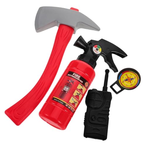 Toddmomy 1satz Junge Mädchen Feuerwehrmann Rollenspiel Kostüm Mit Realistischem Feuerlöscher Fantasie Spielzeug Für Verkleidung Gruppenspiele Und Karneval Feuerwehr Zubehör Für Jungen von Toddmomy