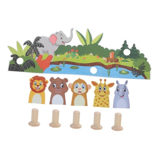 Toddmomy 1 Set Filz Fingerpuppen Fingerpuppen Für Fingerspielzeug Fingerpuppen Für Mini Tier Fingerpuppe Mittelfinger Tier Fingerpuppen Puppenspiel Holz von Toddmomy
