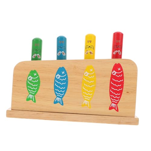 Toddmomy 1 Set Hüpfspiel Stick Matching Game Für Kleinkind Matching Game Matching Game Lernspiele Holz Katzenspielzeug Aus Holz von Toddmomy