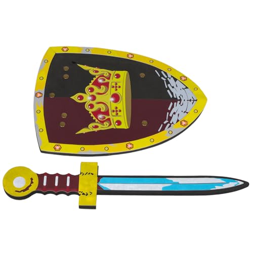 Toddmomy 1 Set Kinderspielzeug Trainingsschwert Simuliertes Mittelalter Partygeschenke Schwertkampfspiel Requisitenschwert Für Cosplay Halloween Zubehör Piratenschwert von Toddmomy