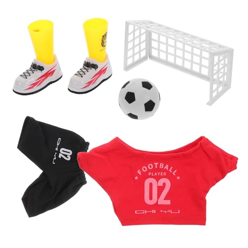 Toddmomy 1 Set Mini Fingerfußball Tischspiel Mini Kid Lerntischfußball Desktop Fußballspielzeug Desktop Sportspielzeug Tischfußballspiel Desktop Tischfußballspiel Rot von Toddmomy