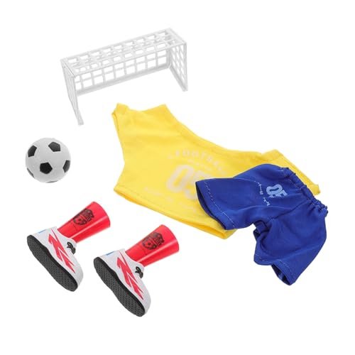 Toddmomy 1 Set Mini Lustiges Tischfußball Fingerfußballspiel Mini Lerntischfußball Brettspiel Tischfußballspiel Fußballtischspiel Gelb von Toddmomy