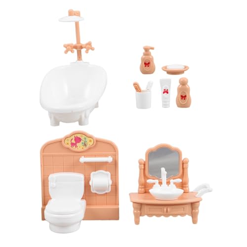 Toddmomy 1 Set Mini Möbel Kleines Badezimmerdekor Miniatur Duschraumdekoration Badezimmerszene Requisite Puppenhausmöbel Mini Hausschmuck Miniatur Duschzubehör Pp von Toddmomy