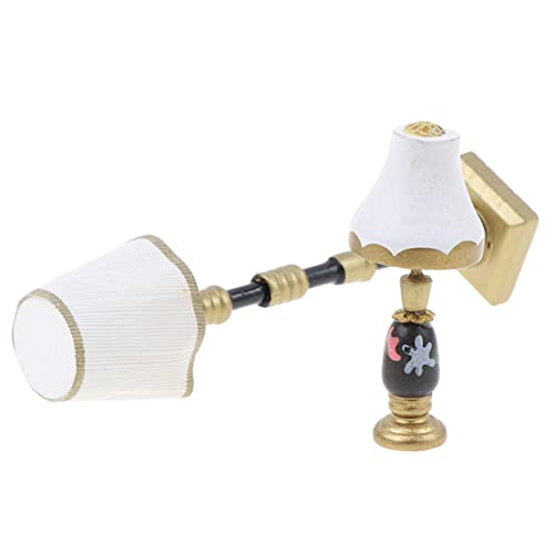 Toddmomy 1 Set Mini Simulierte Stehlampe Tischlampe Kleine Puppenhausbeleuchtung Mini Hausmaterial Miniaturen Winzige Dekorationsmodelle Puppenhauslaternen Dekorative Moderne von Toddmomy