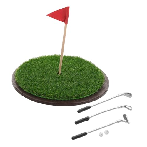 Toddmomy 1 Set Miniatur-Golf-zubehör: Puppenhaus-Miniatur-golfschläger Und Grasmodell, Mini-hausdekor Für Lernspielzeug Für Kinder Toddmomy 1 Set Miniatur-Golf-zubehör: Puppenhaus-Miniatur-golfschläger Und Grasmodell, Mini-hausdekor Für Lernspielzeug Für Kinder von Toddmomy
