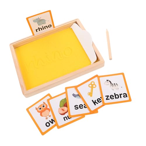 Toddmomy 1 Set Montessori Sand Tably Toys Holzsand Schreibschalen Holz Sandschalen Box Mit Holzstift Und Karten Zum Schreiben Von Buchstaben Nummer Toddmomy 1 Set Montessori Sand Tably Toys Holzsand Schreibschalen Holz Sandschalen Box Mit Holzstift Und Karten Zum Schreiben Von Buchstaben Nummer von Toddmomy