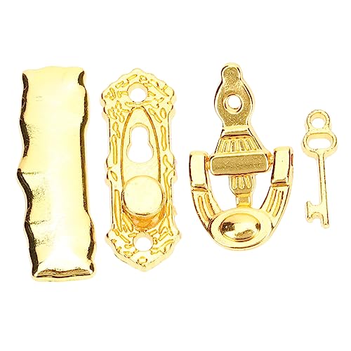 Toddmomy 1 Set Puppenhaus Metallzubehör Türschlossklopfer Außendekoration Für Kleine Türen Miniatur Hardware Für Puppenhäuser Kleine Häuser Torschloss Dekorativer Mini Haustürriegel Toddmomy 1 Set Puppenhaus Metallzubehör Türschlossklopfer Außendekoration Für Kleine Türen Miniatur Hardware Für Puppenhäuser Kleine Häuser Torschloss Dekorativer Mini Haustürriegel von Toddmomy