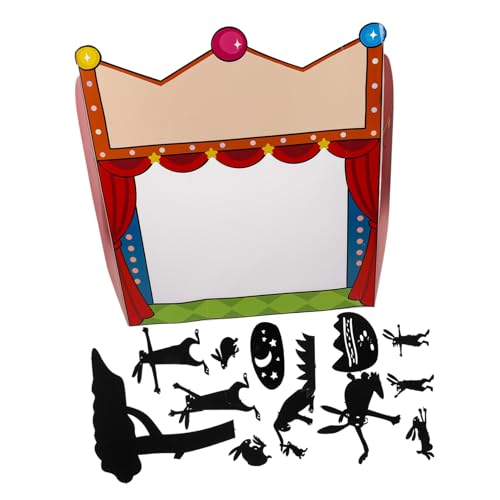 Toddmomy 1 Set Schattenbühnen Lehrmittel Limonadenstand Für Verkaufsautomat Limonadenstand Für Zirkus Trunk Oder Treat Karnevalshintergrund Puppenstäbe Zirkus von Toddmomy