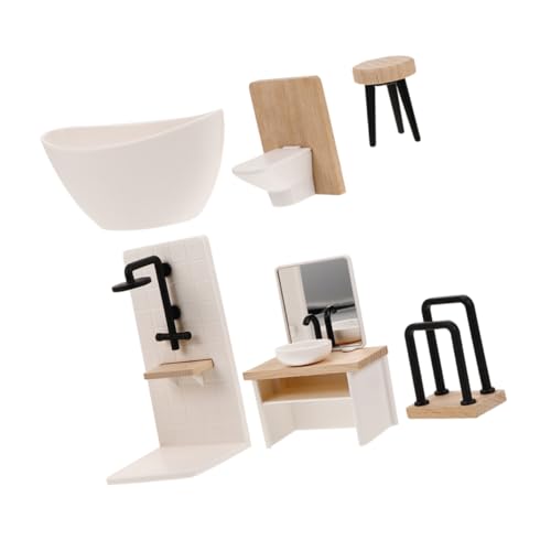 Toddmomy 1 Set Simulierte Kleine Möbel Puppenhauszubehör Und Möbelminiaturen Puppenhauszubehör Puppenhaus Miniaturtoilette Puppenbadewanne Puppenhausmöbel Puppentoilette Aus Holz Toddmomy 1 Set Simulierte Kleine Möbel Puppenhauszubehör Und Möbelminiaturen Puppenhauszubehör Puppenhaus Miniaturtoilette Puppenbadewanne Puppenhausmöbel Puppentoilette Aus Holz von Toddmomy