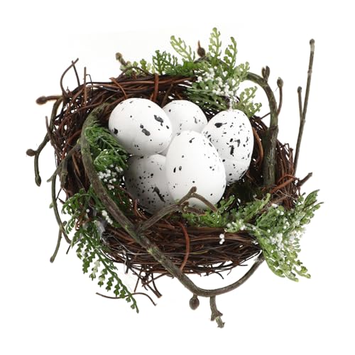 Toddmomy 1 Set Simuliertes Vogelnest Kleine Vogeleier Kunstnest Vogelnest Ornament Mini Vogelnest Mit Eiern Künstliche Nester Nest Vogelnester Und Eier Vogelnester Zum von Toddmomy