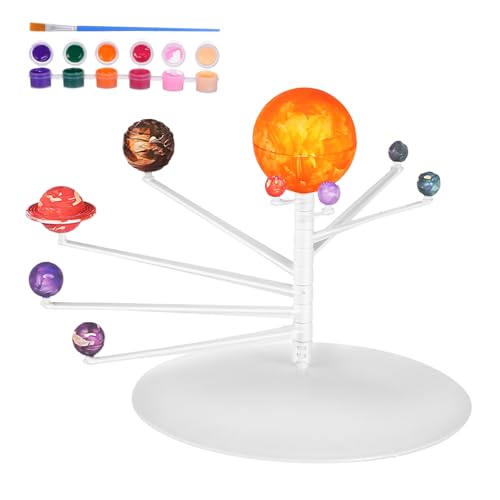 Toddmomy 1satz Solar-System-Modell Mit Planeten Bastelset Für Astronomie Und Wissenschaftsaktivitäten Für Kreative Lernprojekte Und Kindergeburtstage von Toddmomy