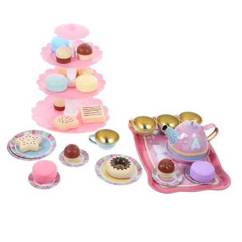 Toddmomy 1 Set Teeservice Prinzessin Tea Time Pink Girl Tea Party Dekorationen Simulation Küchenzubehör Miniatur Teegeschirr Weißblech Toddmomy 1 Set Teeservice Prinzessin Tea Time Pink Girl Tea Party Dekorationen Simulation Küchenzubehör Miniatur Teegeschirr Weißblech von Toddmomy