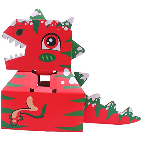 Toddmomy 1 Set Tragbares DIY Dinosaurier Kinderspielzeug Tragbares DIY Für Tragbares DIY Für Papier Rot von Toddmomy