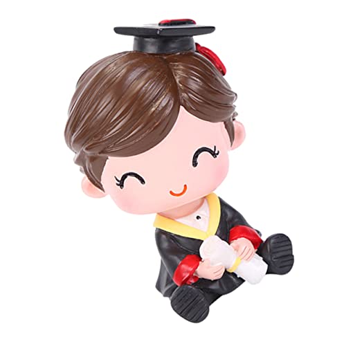 Toddmomy 1 Stück Arzt Wackelkopf Ornament Kunsthandwerk für Kuchen -Topper Jungs Kuchendeckel holzig Schaukel Ornament Auto Autoschaukel Auto-Schaukel-Ornament Harz von Toddmomy
