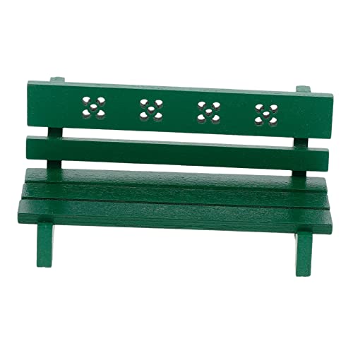 Toddmomy 1 Stück Bank Modell Ornamente Stuhl Miniaturbank Puppenbank Puppenhaus Mini Spielzeugbank Puppenmöbel Bank Für Winzige Innenbank Wohnen Kleines Minihaus Puppenhaus von Toddmomy
