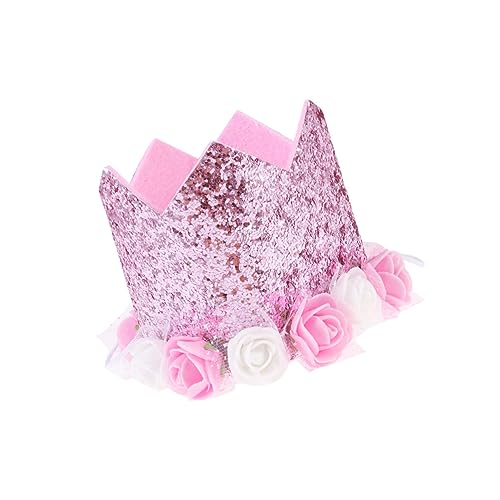 Toddmomy 1 Stück Geburtstagskrone Hut mit Blumen und Glitzer für Partydekoration Rosa Elegantes Accessoire für Jungen und Mädchen für Feiern Hochzeiten und Besondere Anlässe Toddmomy 1 Stück Geburtstagskrone Hut mit Blumen und Glitzer für Partydekoration Rosa Elegantes Accessoire für Jungen und Mädchen für Feiern Hochzeiten und Besondere Anlässe von Toddmomy