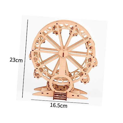 Toddmomy 1 Stück Holz Ferris Wheel Modell DIY Handwerk für Pädagogisches Mechanisches Toddmomy 1 Stück Holz Ferris Wheel Modell DIY Handwerk für Pädagogisches Mechanisches von Toddmomy