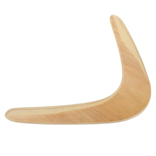 Toddmomy 1 Stück Holz-Rückwerfer Outdoor-Spielzeug Flugsportgerät Aus Natürlichem Holzmaterial Für Familienspiele Und Die Entwicklung Von Fähigkeiten von Toddmomy