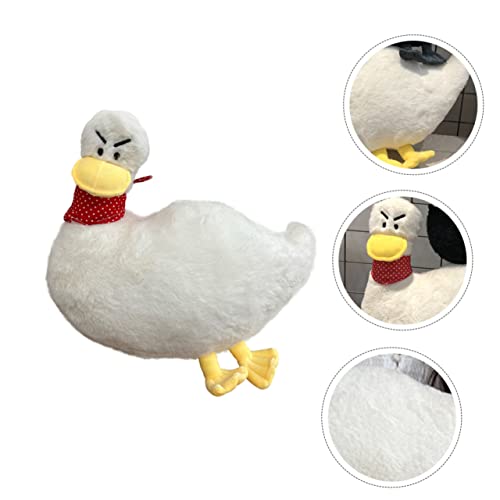 Toddmomy 1 Stück Plüsch Ente Kissen Niedliche Weiße Kuscheltier Dekoration für Sofa und Tisch Fröhliche von Toddmomy