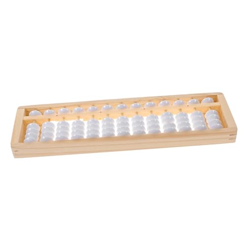 Toddmomy 1 Stück Rechenrahmen aus Holz Tragbarer Abacus für Schüler zur Verbesserung der Mathematikfähigkeiten Geeignet für Kindergarten und Grundschule Farben der Perlen Zufällige Farbe von Toddmomy