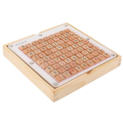 Toddmomy 1 Stück Sudoku für Desktop Zahlenpuzzle Lernspiel Konzentration und Logischem für Jahre Hochwertiges Gehirntrainingsspielzeug von Toddmomy