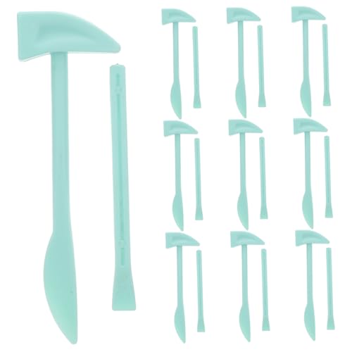 Toddmomy 10 Sätze Graben Werkzeuge Grabwerkzeuge Für Grabset DIY Archäologisches Grabspielzeug Tools Kinderwerkzeuge Spielzeugwerkzeuge Kinderspielzeug Sky-Blue PVC von Toddmomy