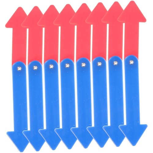 Toddmomy 10 Sätze Kunststoff Uhrzeiger Lernuhrzeiger Drehbar Lernspielzeug Zeitanzeige Lehrmittel für Eltern und Lehrer zum Uhrzeit Lernen und DIY Uhr Dekoration von Toddmomy