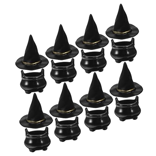 Toddmomy 10 Sätze Teiliges Miniatur Hexenhut und Halloween Kessel DIY Zubehör für Puppenhaus Detailreiche Mini Hexenhüte und Kessel Halloween Dekoration für Bastelfans und Partys Toddmomy 10 Sätze Teiliges Miniatur Hexenhut und Halloween Kessel DIY Zubehör für Puppenhaus Detailreiche Mini Hexenhüte und Kessel Halloween Dekoration für Bastelfans und Partys von Toddmomy