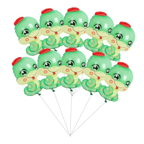 Toddmomy 10 Stück 2025 Ballondekoration Dekorationen Sternzeichen Ballons süße Tierballons Reptil Ballon-Tier- helium luftballons kinderparty Schlangenballons Waldballons Plastik Green Toddmomy 10 Stück 2025 Ballondekoration Dekorationen Sternzeichen Ballons süße Tierballons Reptil Ballon-Tier- helium luftballons kinderparty Schlangenballons Waldballons Plastik Green von Toddmomy