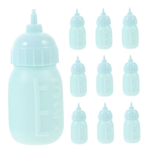 Toddmomy 10 Stück Babyflasche gefälschte Futterflasche Milchflaschen für Babypuppen Saftflaschen für Babypuppen Puppenmilchflasche Puppenzubehör Plastik Sky-Blue Toddmomy 10 Stück Babyflasche gefälschte Futterflasche Milchflaschen für Babypuppen Saftflaschen für Babypuppen Puppenmilchflasche Puppenzubehör Plastik Sky-Blue von Toddmomy