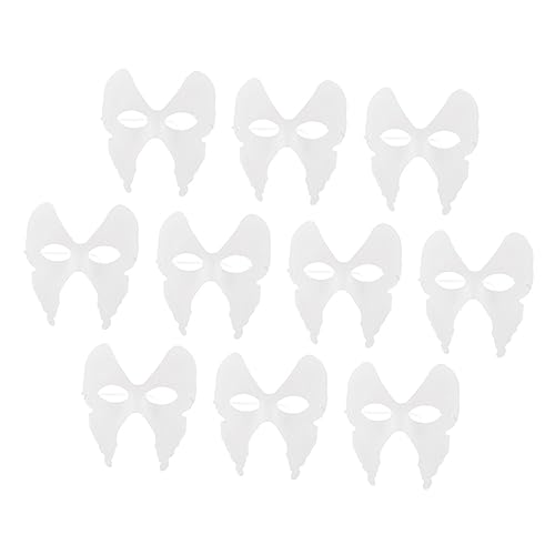 Toddmomy 10 Stück DIY Handbemalbare Masken aus Pulp Weiße Unbemalte Masken für Karneval Halloween und Kreative Bastelprojekte für Erwachsene Toddmomy 10 Stück DIY Handbemalbare Masken aus Pulp Weiße Unbemalte Masken für Karneval Halloween und Kreative Bastelprojekte für Erwachsene von Toddmomy