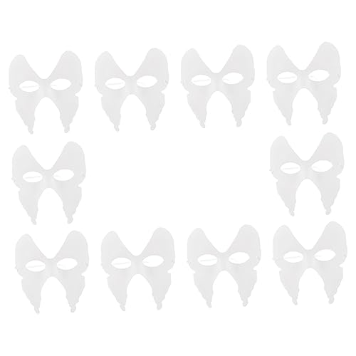 Toddmomy 10 Stück DIY Handgemalte Maske Blanko Pulp Masken für Kreative Bastelprojekte Leicht und Sicher für Cosplay und Maskerade zum Bemalen und Gestalten Toddmomy 10 Stück DIY Handgemalte Maske Blanko Pulp Masken für Kreative Bastelprojekte Leicht und Sicher für Cosplay und Maskerade zum Bemalen und Gestalten von Toddmomy